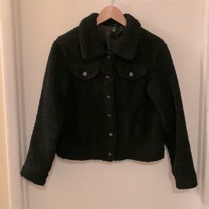 Black Teddy Bear Jacket